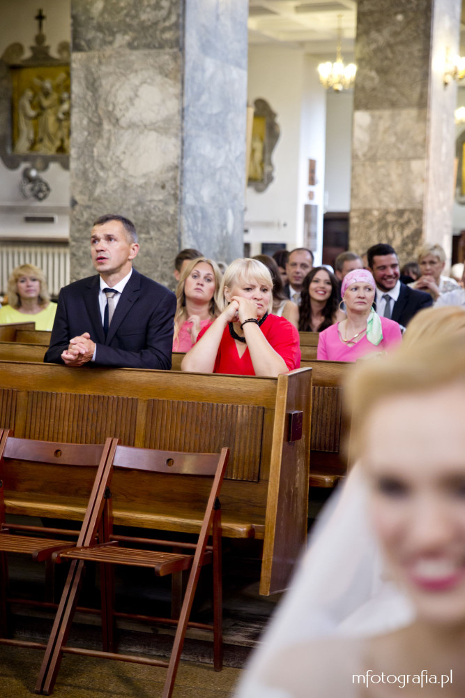 fotografia ślubu - rodzice Panny Młodej